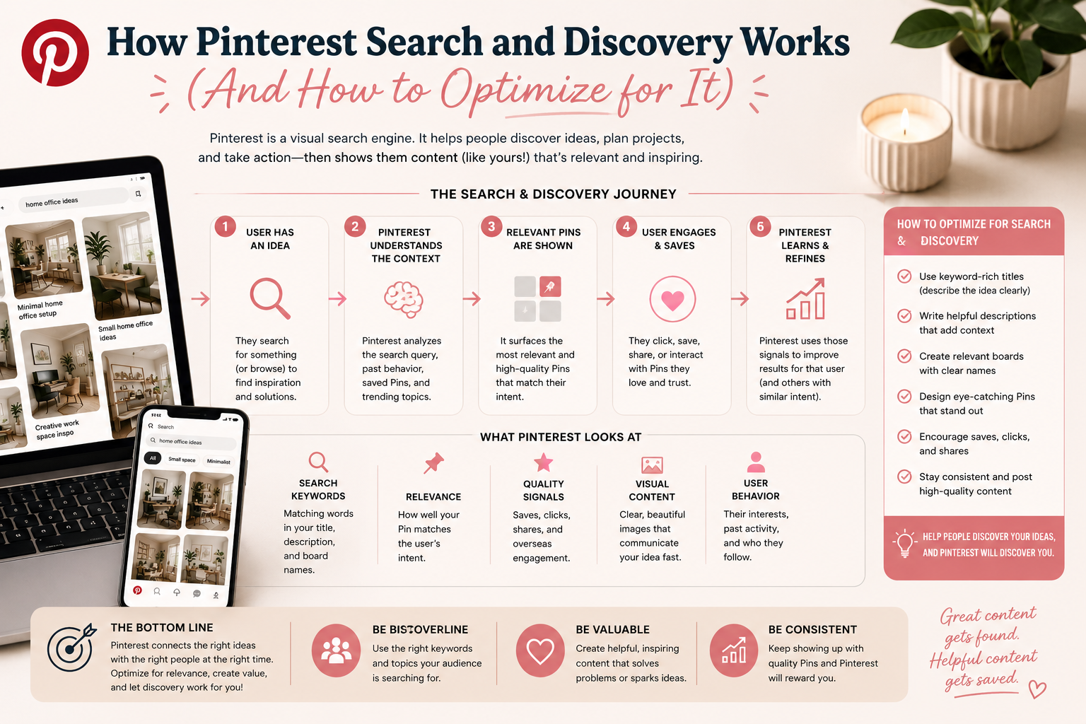 Search bar with magnifying glass illustration